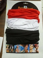 3 New Multifunctional Head Gear FaceMask Neck GaiterSnood HeadWear 3Solid Color 