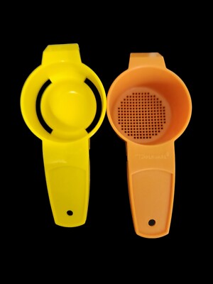 Tupperware Egg Separator and mini sifter.#779-10 and # 879-4 