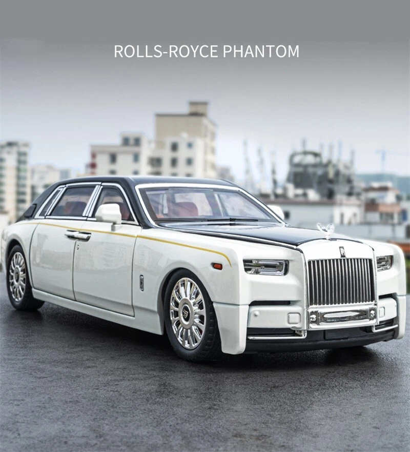 1/18 Rolls Royce Phantom 1:18 Lujo Modelo Diecast Coche Juguete Niños Adultos Lux Regalo Foto 2 de 4