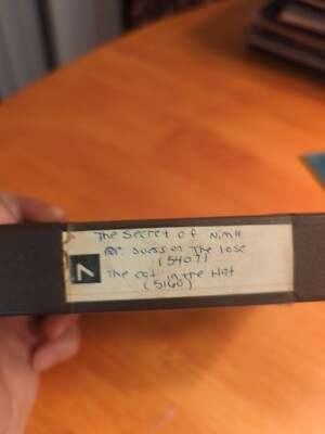 Mystery VHS Tape. No Way To Test What It Really Is. Found In A Old Box Of Stuff