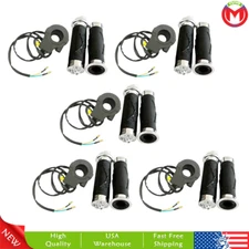 5 Set Handlebar Throttle Grips Kill Switch Fit 49cc 66cc 80cc Motorized Bicycle