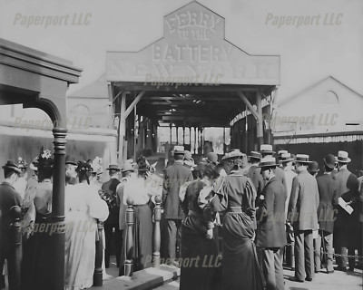 1895 Ferry To The Battery In New York City 8x10 Photo