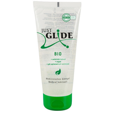 Just Glide BIO Lubricant Natural Vegan pH optimized medical Made in Germany