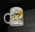 3 Vtg National Wildlife Federation Chickadee, Robin, Yellow Goldfinch Birds Mugs — photo 9