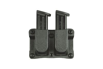 DeSantis Gunhide, Quantico, Mag Pouch, Ambidextrous, Black, DBL STK 9mm/40,