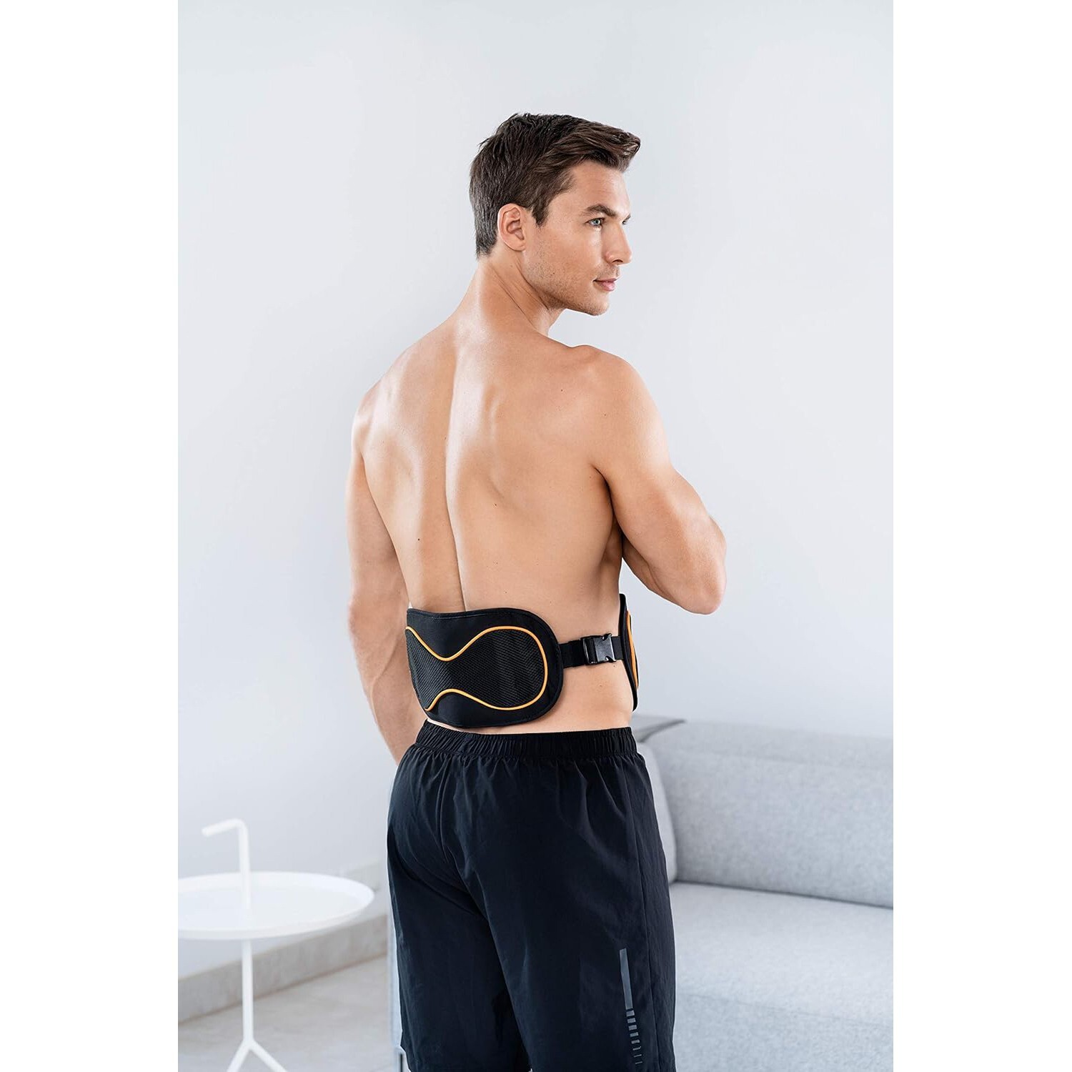Beurer EM39 2in1 Abdominal and Back Muscle Belt, EMS Belt, Black eBay