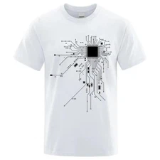 Camiseta De Verano Para Hombres Camisa Casual De Manga Corta Ropa De Moda Fiest