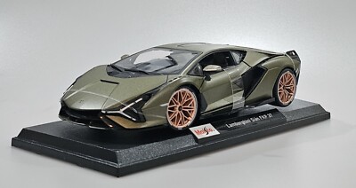 Lamborghini Diablo Sian FKP 37 Green 1:18 Model Car Maisto Special Edition, New