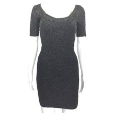 Preowned FREE PEOPLE Short Sleeve Sweater Dress, Gray Sz XS/TP