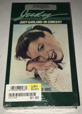Judy Garland In Concert Volume 1 One VHS 1984 RKO Movie Video Sealed NEW