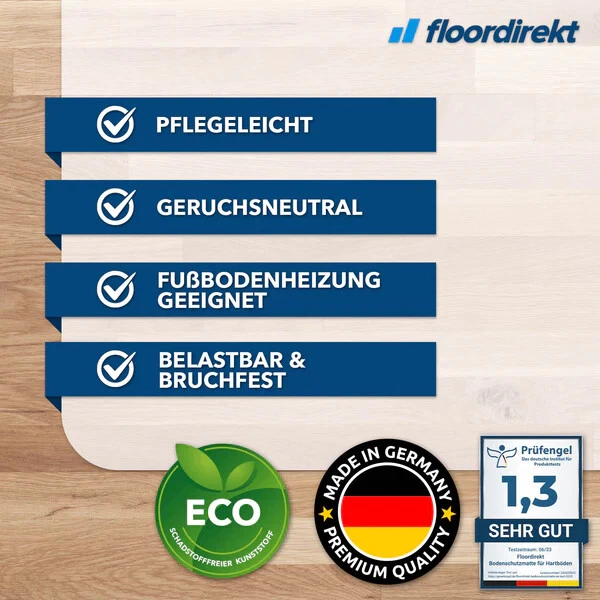 Bodenschutzmatte Bürostuhlunterlage Bodenmatte Stuhlunterlage Schutzmatte PP