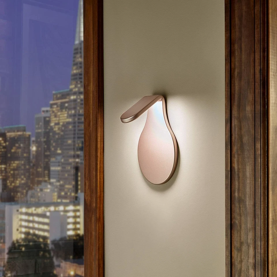 Aplique de pared blanco LBL Lighting WS898WHLED930 Airin LED 1 luz ¡Nuevo! Foto 2 de 2