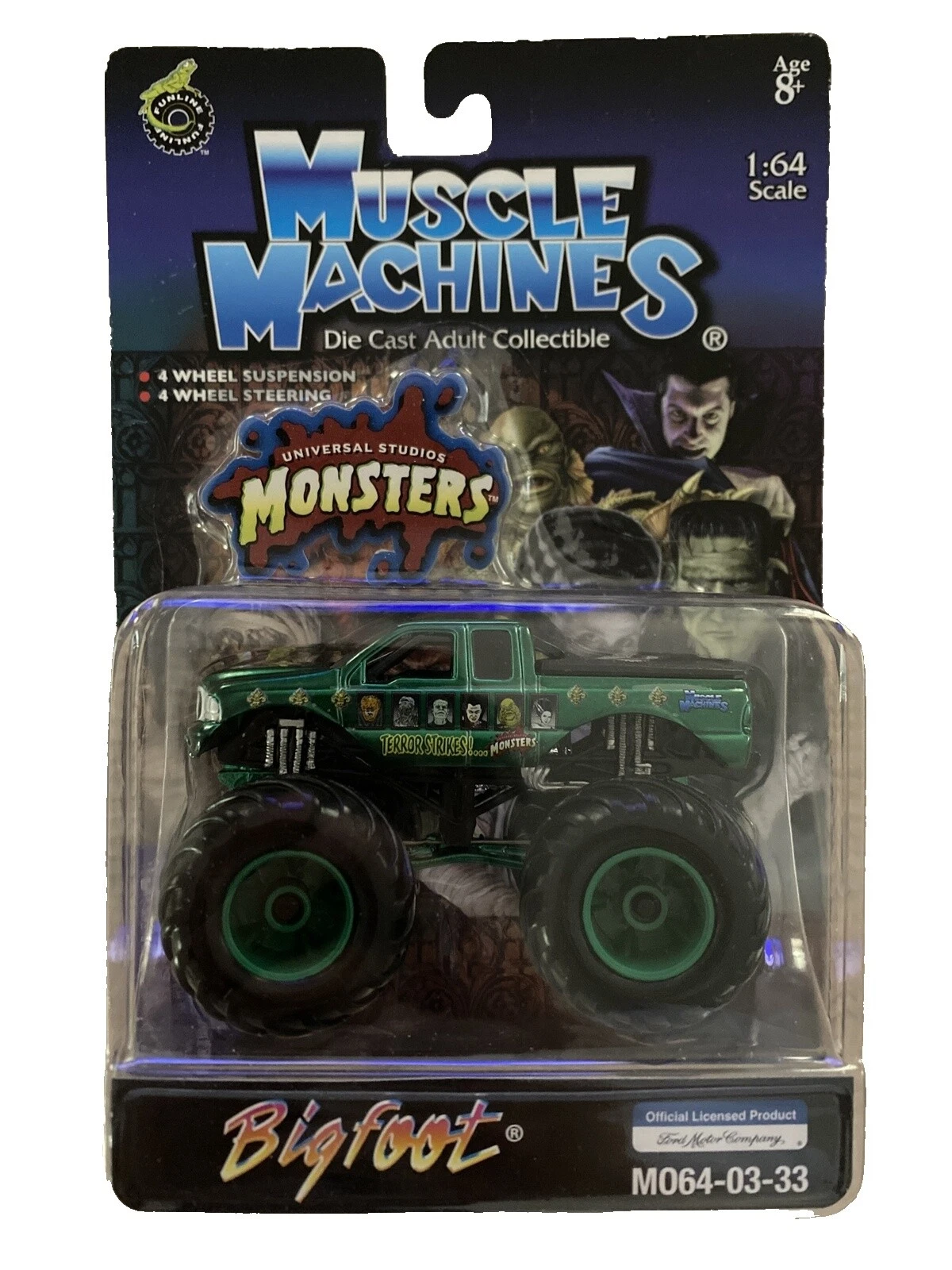 Грузовики Muscle Machines Ford литые и игрушечные монстры