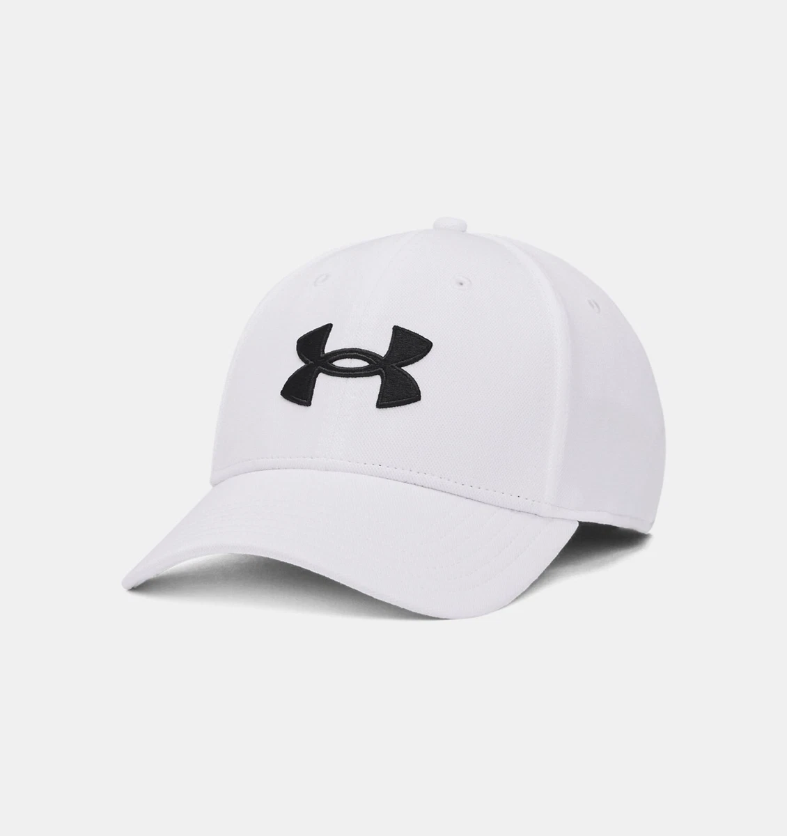 Under Armour Men's Blitzing Cap Stretch Fit, (001) Black / / White