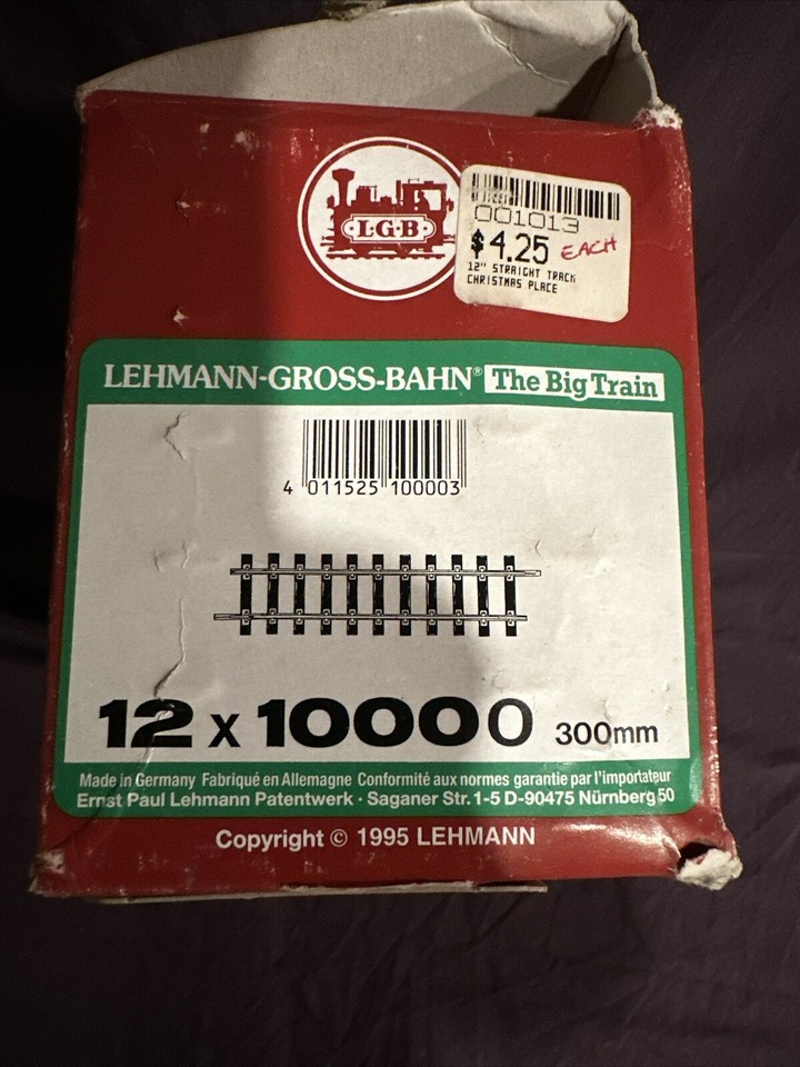 LehmannGrossBahn The Big Train Tracks And Track Diverters Lot eBay