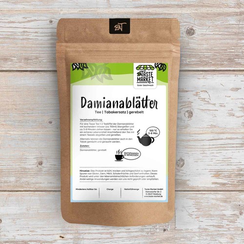 2 x 1 kg Damianablätter | Damiana Tee geschnitten | Tabakersatz - Bild 3 von 5