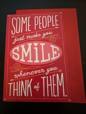 Just Make You Smile Valentine Hallmark Happy Valentine s Day Card TXC58