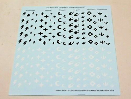 Warhammer and Warhammer 40k Decal Sheets - Multiple Factions / Armies - Picture 35 of 46