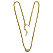 Kirks Folly Magic Weave  30"  Magnetic Interchangeable Necklace goldtone