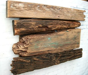 Arte De Pared Decoracion Rustica Reciclado Barnwood Escultura De