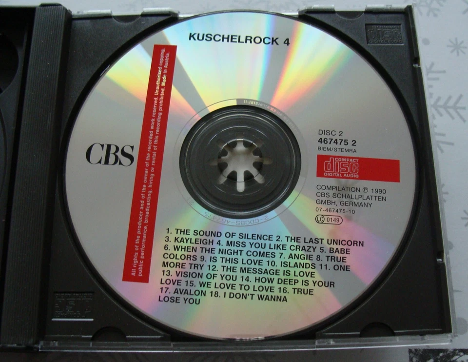 Kuschelrock 4 - 2 CD - Bild 4 von 4