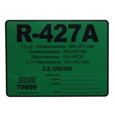 Etykieta R-427A / R427A # 79609, SPRZEDAWANA KAŻDA