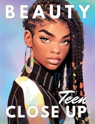 Simone - Beauty Close Up Teen  Vol. 1 - A Coloring Book for Every Shad - X555z