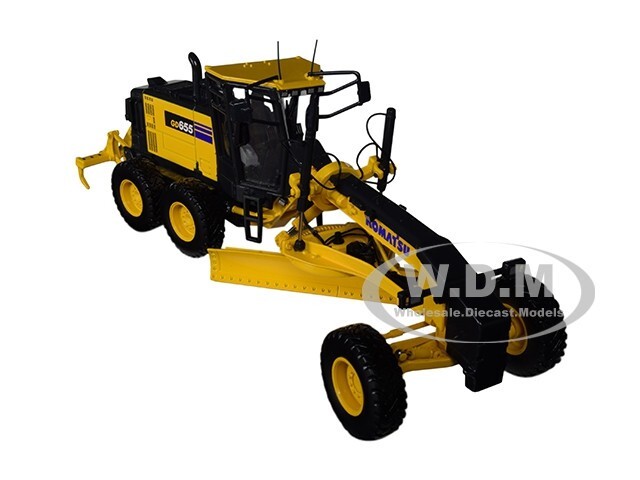 KOMATSU GD655-6 MOTOR GRADER W/ RIPPER 1/50 DIECAST MODEL BY FIRST