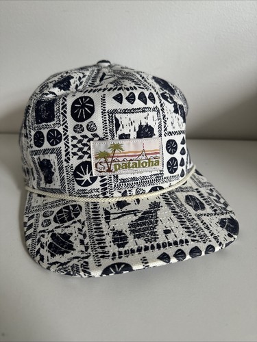 Patagonia Pataloha Stand Up Hat Opihi Man Cap Snapback Hawaiian Net Fishing Navy