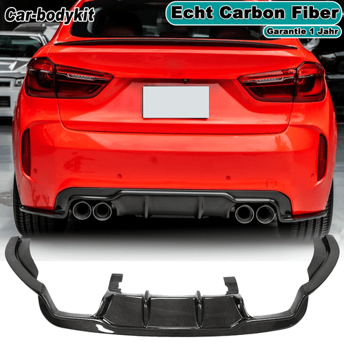 Diffusore posteriore in carbonio paraurti posteriore diffusore splitter per BMW X5M F85 2014-2019 - Foto 1 di 15