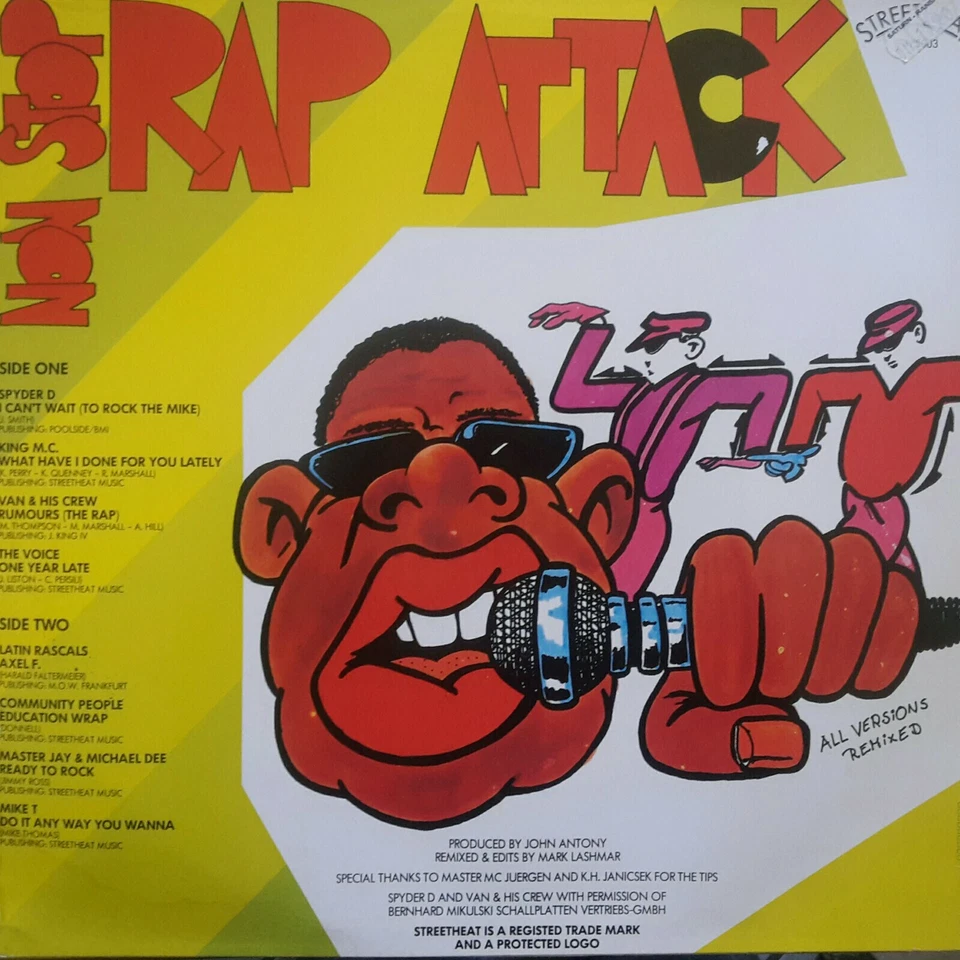 NON STOP RAP ATTACK - RAP- REMIX- SAMPLER STH 5005 - Bild 2 von 4