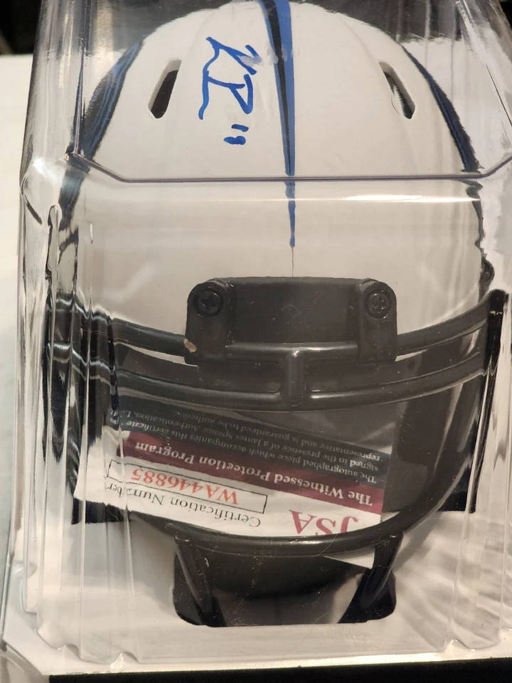 Kyle Phillips Signed TENNESSEE TITANS LUNAR ECLIPSE MINI HELMET - Image 2 of 4