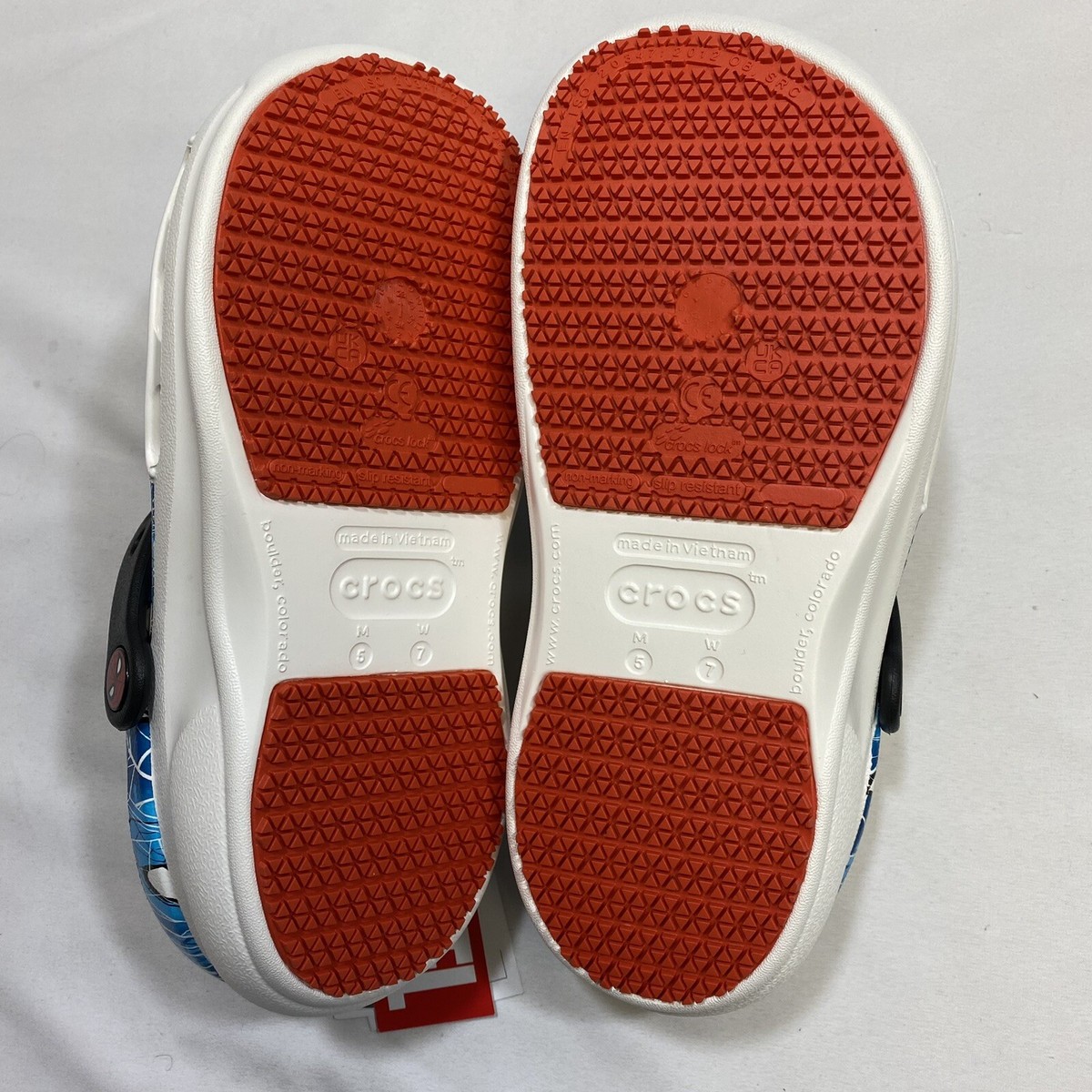Crocs Spiderman Slip Resistant Bistro Clog Men
