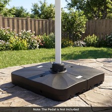 210 KG Outdoor Cantilever Umbrella Base with Wheels
