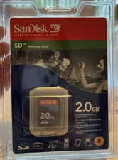 Brand New Sandisk 2GB SD Camera Memory Card