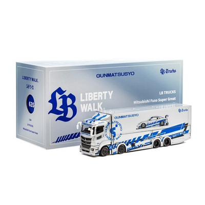 #ad #ad Liberty Walk GCD 1:64 Mitsubishi Fuso Super Great Transport LBWK RHD TAS 2026 $287.00