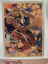 1995-96 Topps - Bryon Russell #114 Utah Jazz