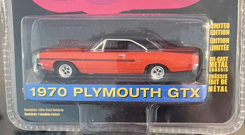 GREENLIGHT THE MOD SQUAD TV SERIES 1:64 1970 RED PLYMOUTH GTX 1:64 Die-Cast - Image 2 of 3