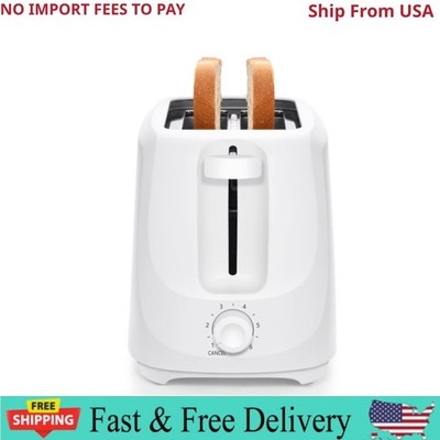 Mainstays 2-Slice Toaster with 6 Shade Settings and Removable Crumb Tray, Arctic