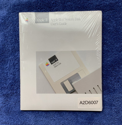 Vintage Apple IIGS System Disk User's Guide - NEW in shrink wrap; old stock