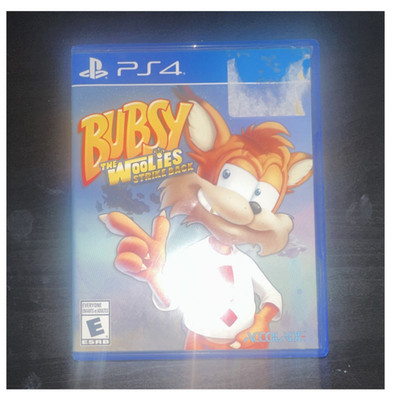 Accolade Bubsy: The Woolies Strike Back PS4 Action Platformer Blu-ray Disc