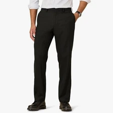 Essentials Classic Fit Pants Mens 40 x 28 Black New WOT