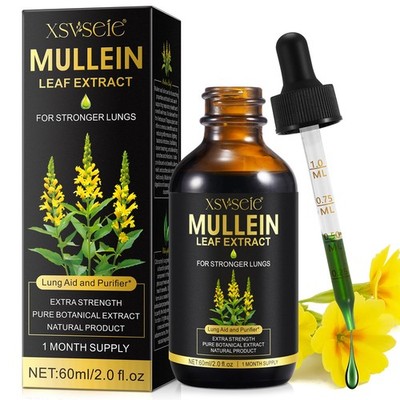 Königskerze-Extrakt für Die Lunge Mullein Leaf Extract Drops Natürliche König...