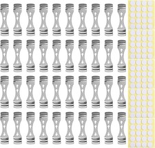 20pcs Candle Wick Holders Stainless Steel Centering Devices for DIY Making