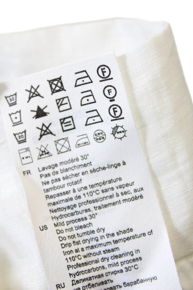 Sandro Womens Side Zip Knee Length A Line Skirt White Linen Size FR 34 - Image 4 of 4