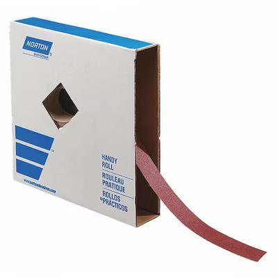 Norton Abrasives 66261136202 Abrasive Roll, 150 Ft. L, Super Fine, Red