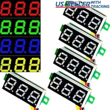 5pcs Ultra-small 0-100V DC 3-Wire Voltmeter LED Volt Meter Voltage Tester