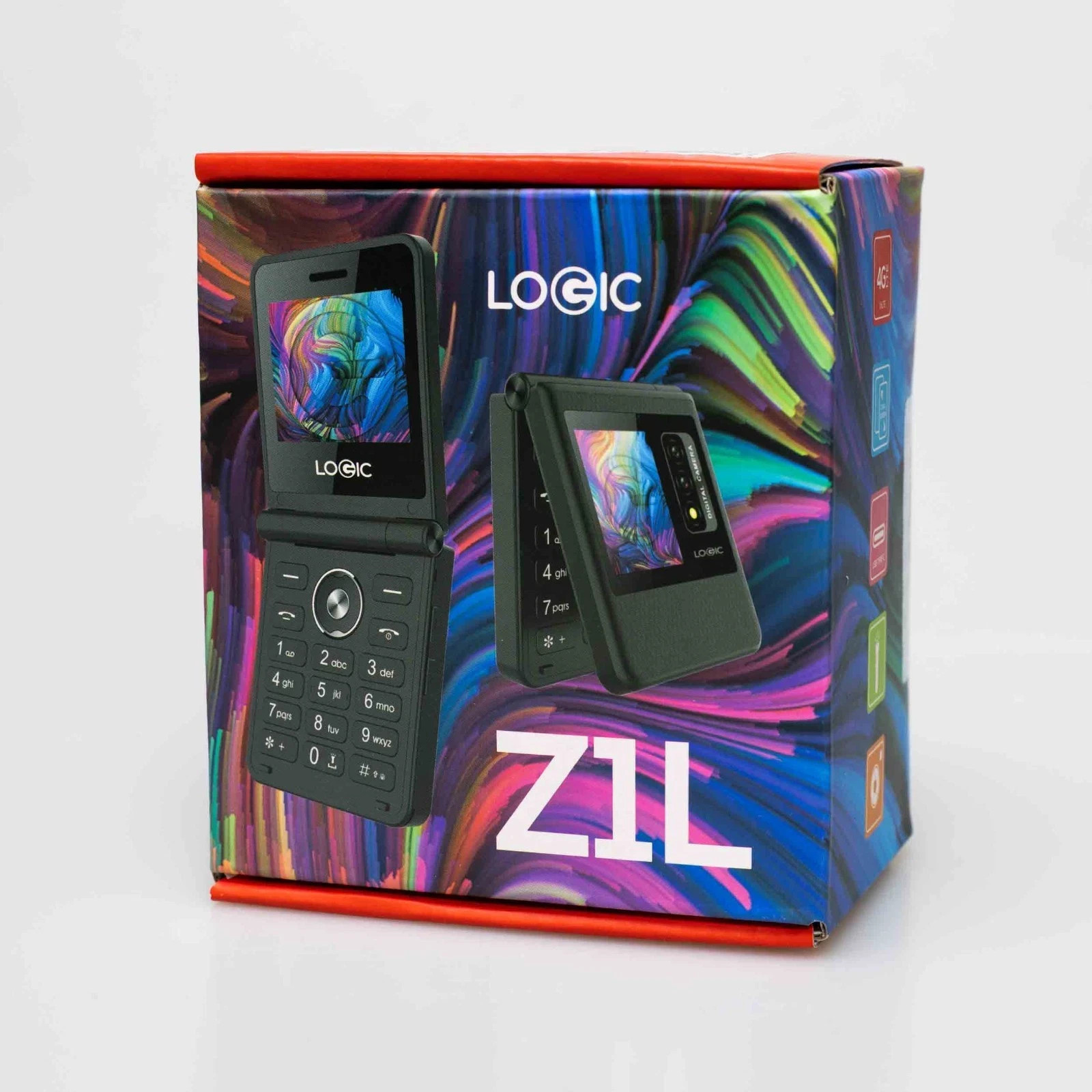 FLIP Phone Logic Z1L 4G Unlocked Dual SIM | SOS Button, Long Battery Life GR
