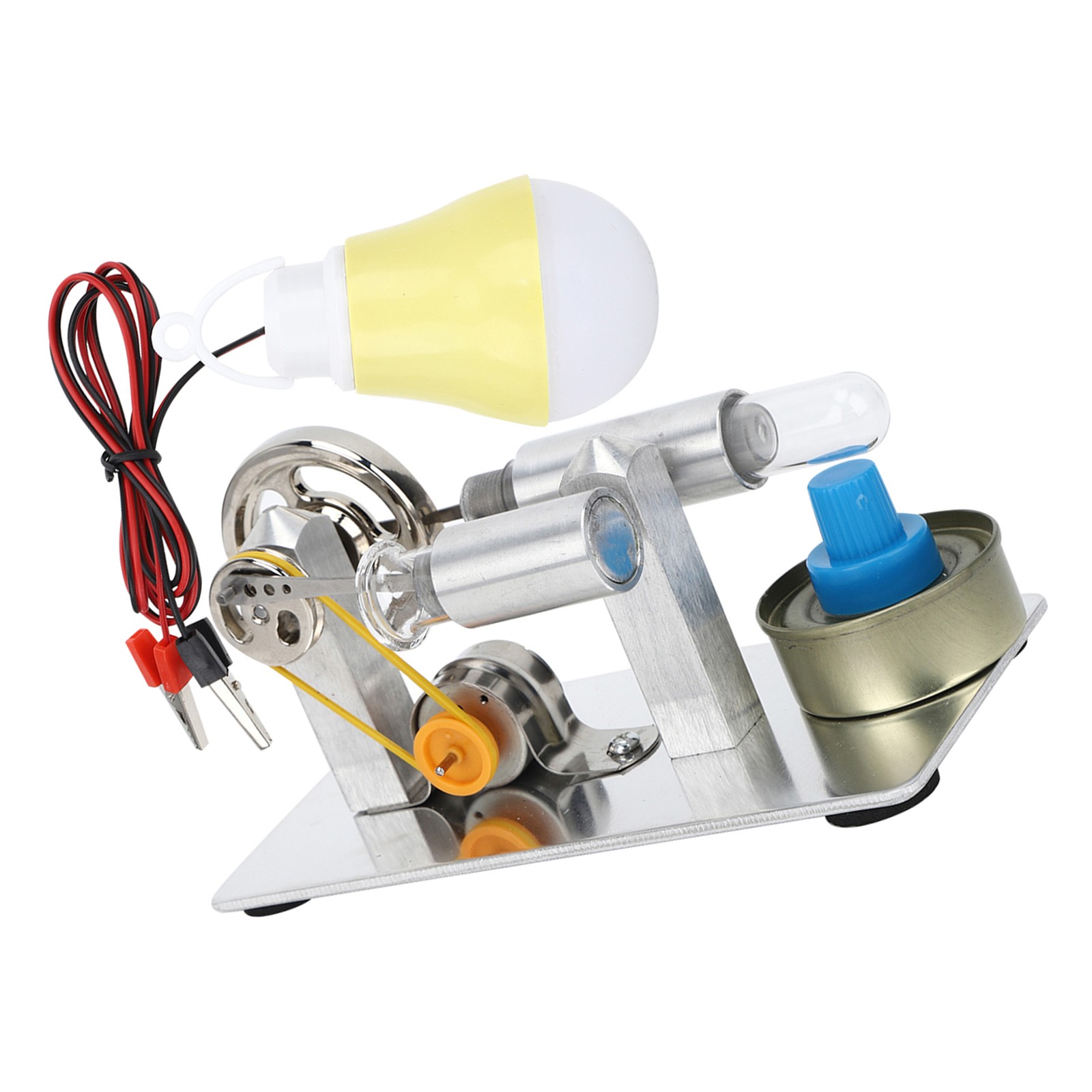 Mini Steam Stirling Engine Motor Model Heat Steam Experimental Education Toy