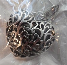 Heart Shaped Metal Keychain